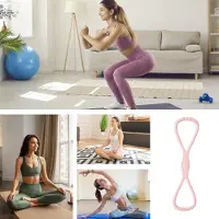 Markenlos Silikon-Expander als Fitnessband für Arm-, Rücken- und Schulterdehnung | 8er-Band für Training, Erholung, Anfänger, Stretching, Yoga, Sport, Zuhause und Reisen