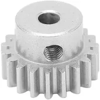 OEM Motor-Getriebe 19T Stahl - RC Auto-Zubehör - Kompatibel mit WLtoys 124016/124017/144010 - Leicht - Einfache Installation - Stabile Leistung - RC Getriebe