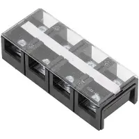 OEM Elektrisches 2-Richtungs-Schaltblock - Einfach zu montieren - Drahtschutz - Für AC600V 100A geeignet - Metallisch - Schwarz