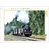 CALVENDO Puzzle Dampflok - HOYA 7906 m. Waggon | 2000 pieces, finished size 35.4 × 26.4 in (90 × 67 cm) | Photo puzzle for happy hours