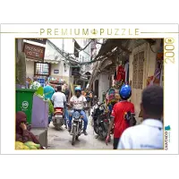 CALVENDO Puzzle : Das urbane Leben in Stone Town | 2000 Teile, zusammengefügte Größe: 90 x 67 cm | Ein Puzzle mit einem Foto, das stundenlangen Spaß bietet