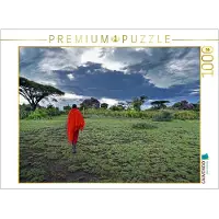 CALVENDO Puzzle "Les Masaï" | 1000 Teile, fertige Größe: 64 x 48 cm | Fotopuzzle für stundenlangen Spaß