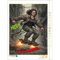 CALVENDO Puzzle High-Speed auf dem Hoverboard | 2000 Teile Lege-Größe 90 × 67 cm Foto-Puzzle für glückliche Stunden
