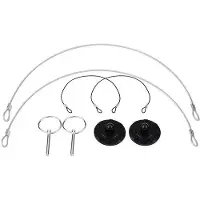 OEM Motorrad-Schloss-Kit - 2 Stücke - Hochwertiges CNC-Baukasten-Aluminium - Vibrationsschutz - Einfache Montage - Korrosionsschutz - Motorhausschloss