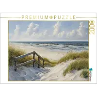 CALVENDO Puzzle Pfad zum Meer | 2000 Teile Lege-Größe 90 × 67 cm Foto-Puzzle für glückliche Stunden