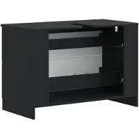 vidaXL Waschbeckenschrank UTRECHT Schwarz 82 x 41 x 56 cm