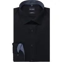 Olymp Langarmhemd "Luxor" Businesshemd, New-Kentkragen, modern fit