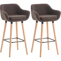BellaFurn 2-teiliges Barhocker-Set – Sessel-Stil – ergonomisches Design