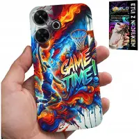 Inny producent Hülle für Xiaomi Redmi 13 4G - Basketball NBA Game Time, Schutzhülle + Displayschutzglas