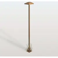 MORETTI LED-Wegeleuchte Aura Edge, Höhe 100 cm, messing antik, IP65