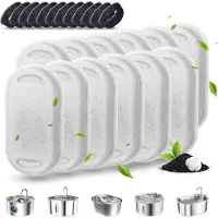 OEM Filter für Katzen, 24-teilige Set, Katzenfontein, Filterpatronen, Wasserfilter & Spülfilter