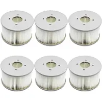 Sonstiges 6er Set Ersatzfilter für MSPA Whirlpool, Filterkartusche Wasserfilter, Aufblasbare Pools Grau