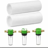 Grünbeck Wasserfilter Kartuschen 2er-Pack 80 Mikron PP-Fasern für Hauswasserwerk, kompatibel mit