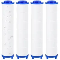 Sonstiges 4 Stück Ersatz-Filter für Duschkopf mit Mineralkugeln 9.5x2 cm