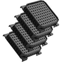 Sonstiges Kühlschrank Aktivkohlefilter für Liebherr 9096989 9882460 988246000, 4 Stück Schwarz