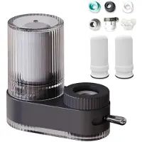 Sonstiges Wasserfilter für Waschbecken, 7-lagiger Verbundfilter, Dunkelgrau, 2 Filter
