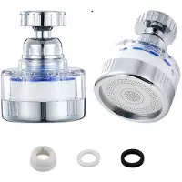 Sonstiges Wasserhahn-Wasserfilter 360° drehbar Kohlefilter 2 Stück | für 22mm Außen-/24mm Innengewinde