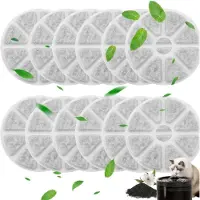 Sonstiges 12x Katzenbrunnen Filter Ersatzfilter für Philips PAW3210/02 Dreifaches Filtersystem