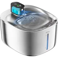 Sonstiges Katzenbrunnen Edelstahl Kabellos 4,1L Schwarz 3 Modi Sensor Zeit Dauer Leise 4000mAh
