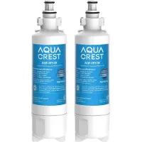 Aqua Crest Ersatz-Kühlschrank-Wasserfilter 257760 kompatibel mit Panasonic CNRAH-257760 CNRBH-125950 (2 Stück)