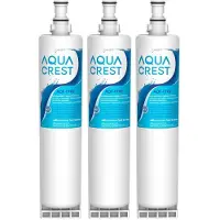 Aqua Crest Kühlschrank Wasserfilter 4396508 Kompatibel mit Whirlpool SBS002 SBS003 SBS004 3 Stück