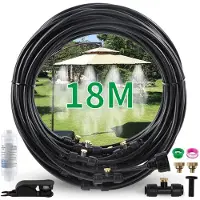 Sonstiges Outdoor Misting System 18M mit 20 Messing-Nebeldüsen und Wasserfilter
