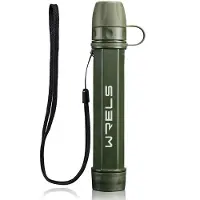 Sonstiges Persönlicher Wasserfilter NSF BPA-frei mit Karabiner & Verlängerungsschlauch Grün