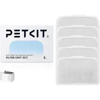 Petkit Ersatzfilter für Trinkbrunnen Aktivkohle Hocheffiziente Filtration 5 Stück