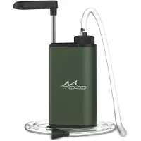 MoKo Wasserfilter Outdoor Tragbar Camping Trinkwasser Wandern Reise Schwarz Armee Grün 0,01 Mikrometer