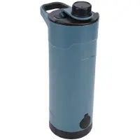 Lixada Elektrische Wasserfilter Flasche 650ml wiederaufladbar Typ-C Camping Wandern Notfall SOS Licht 2600mAh