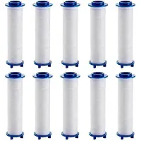 Sonstiges 10er Pack Ersatzfilter für Duschkopf, 9,5 cm Universal Duschfilter-Patrone aus PP-Baumwolle, Kalkfilter