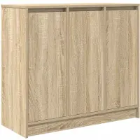 vidaXL Sideboard Sonoma-Eiche 85x34x76 cm Holzwerkstoff