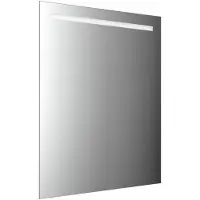 Emco MI 100 LED-Lichtspiegel mit horizontalem Lichtausschnitt, Höhe 800mm, 449810002