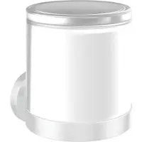 Emco round Sensor-Seifenspender, satiniertes Kristallglas, 432113903, Farbe: Weiß