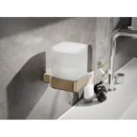 Emco loft Sensor-Seifenspender, satiniertes Kristallglas, 052101705, Farbe: Bronze gebürstet