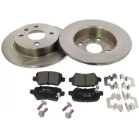 MAPCO Bremsensatz, Scheibenbremse 47691 Hinterachse voll 240mm 10mm für VAUXHALL OPEL HOLDEN KIA