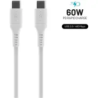 FIXED FIXDLS-CC2-WH, 2 m, USB C, USB C, USB 2.0, 4,8 Gbit/s, Weiß