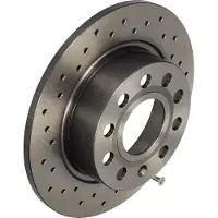 Brembo Bremsscheibe 0895021x Gelocht 253mm 10mm für VW SKODA (SVW)