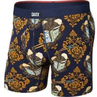Saxx Vibe Xtra Soft Comfort Boxer Brief FLY gold chain- maritime (GOL) XL