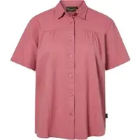 Pinewood Värnamo Hemp mix Women Short Sleeve Shirt dusty pink (845) M