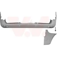 VAN WEZEL Stoßfänger 2971542 hinten für MERCEDES-BENZ