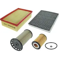 Meyle Filterset Inspektionspaket Filtersatz für VW Golf VII Schrägheck (5G1, BQ1, BE1, BE2) für AUDI A3 Sportback (8VA, 8VF) A3 Schrägheck (8V1, 8VK)