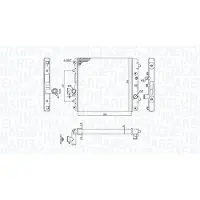 MAGNETI MARELLI Kühler, Motorkühlung 350213193100 für OPEL SUZUKI