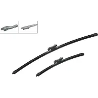 Bosch Aerofit Scheibenwischer Set Wischerblätter Vorne für FIAT 500 (312) Rahmenlos