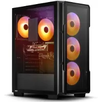 SMX BattleStation G3A – Intel Core I5-14400F, RTX 5050 8GB, 32GB RAM, 1TB SSD, ARGB-Beleuchtung – Gaming PC