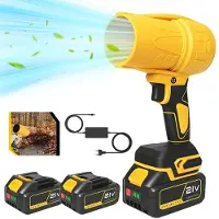 StarTech.com X50 Turbo Laubbläser - Akku Laubbläser bürstenlos - 18V Akku enthalten - 300000 U/min - 350 m/s Luftgeschwindigkeit - Handgerät - Gold