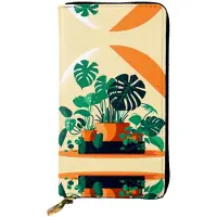 Markenlos Lange Clutch mit Cartoon-Schildkrötenmotiv, Reißverschluss, Kartenfächer, tragbare Münzaufbewahrung für Reisen und den Alltag