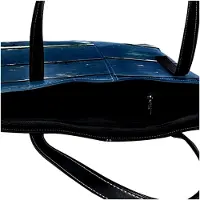 Markenlos Schultertasche mit rustikalem Holzdruck, leicht und lässig, für Lehrer, Handtasche, Geldbörse, Mehrfarbig