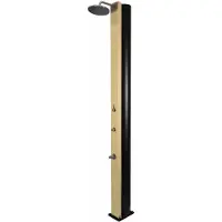 CRM PULSATE - Solardusche 40 Liter - Beige, Mit Fußdusche