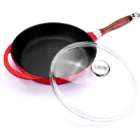 Lava Bratpfanne - 28 cm - 2.8 liter - Cast iron - Rot